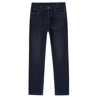 男士牛仔裤男高腰宽松休闲直筒