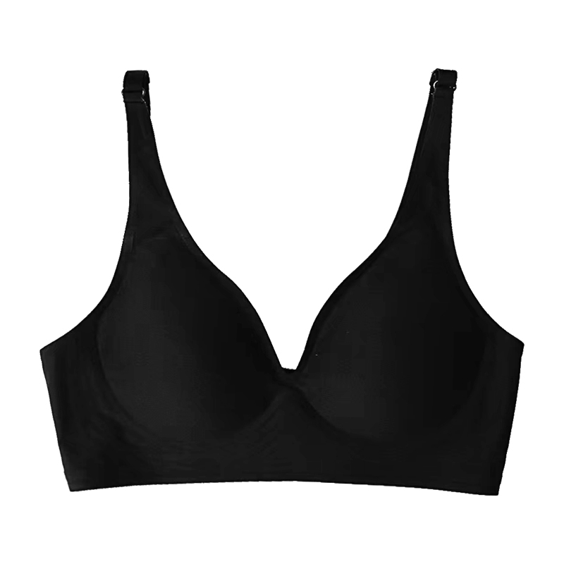 外擴(kuò)型內(nèi)衣小胸聚攏收副乳防下垂果凍條無(wú)痕文胸軟支撐無(wú)鋼圈胸罩