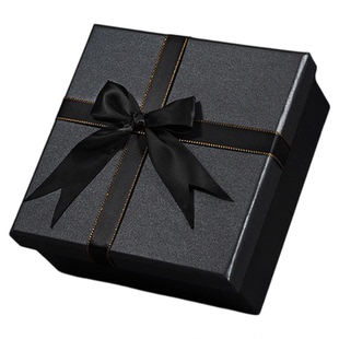 礼盒高级感黑色礼品包装盒空盒子生日礼物盒男生款情人节伴手礼盒