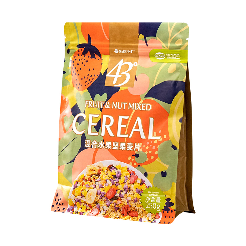 1光合北纬水果坚果酸奶燕麦片营养早餐即食冲饮干吃代餐速食250g