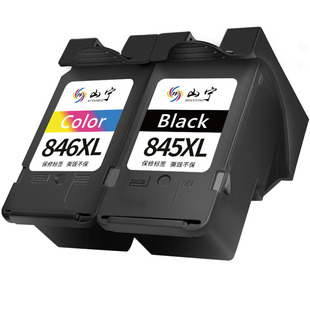 适用佳能845墨盒846可加墨TS3380 3180黑色MG2580s 3080 2400彩色TS208 308 3480打印机TR4580可加墨ip2880s