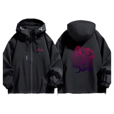 连帽秋冬新款宽松防风冲锋衣