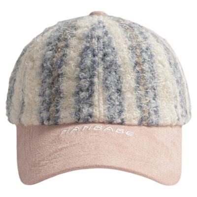 秋冬新款高品质羊羔绒棒球帽