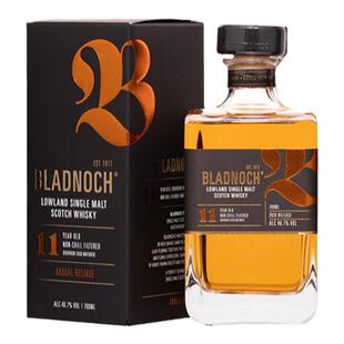 磐火11年Bladnoch低地女王单一麦芽苏格兰威士忌2023礼盒装700ml