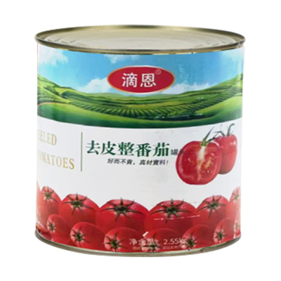 滴恩去皮番茄kg*6桶装商用整番茄