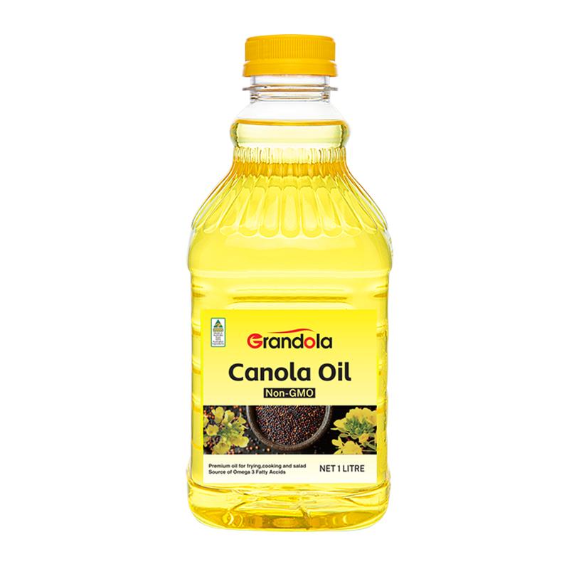 澳洲进口Grandola低芥酸菜籽油非转基因芥花籽油家用热炒食用油1L