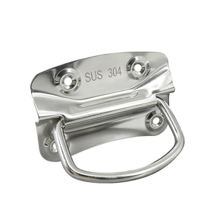 不锈钢工具箱拉手五金拉手铁箱拉手明装把手箱环拉手电镀铁皮拉手