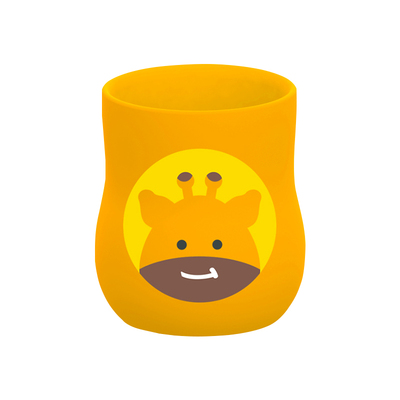 马库狮婴儿学饮杯硅胶防滑刷牙杯