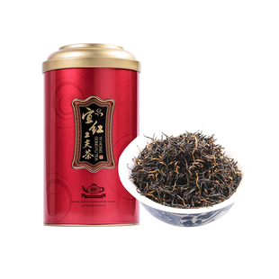 【毛尖红】宜红工夫茶200g湖北宜昌红茶五峰炭焙工艺冷后浑花果香