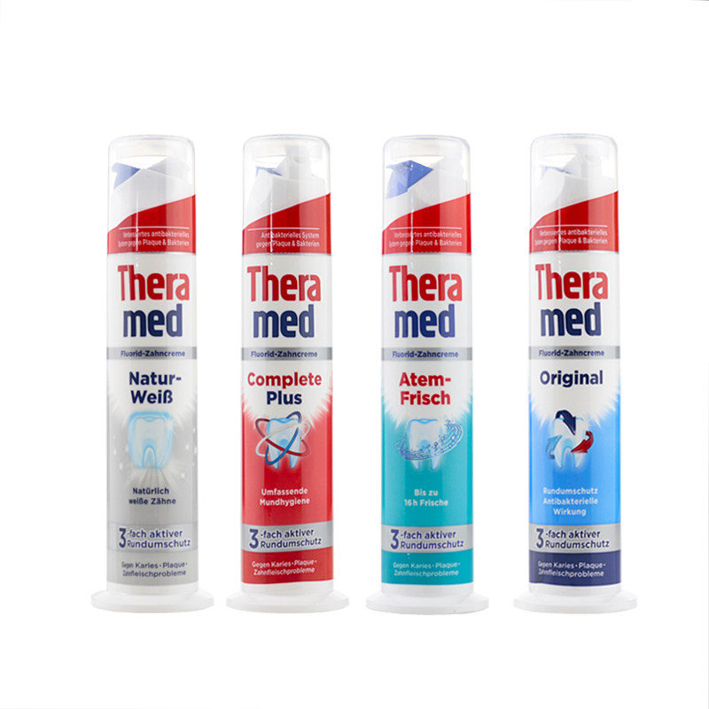 德国Theramed按压站立式牙膏