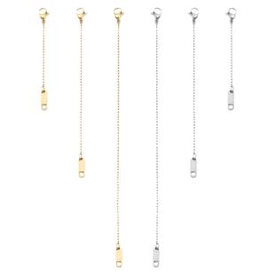 不锈钢电镀金色龙虾扣压扁O字链延长链子diy古风制作手链项链饰品