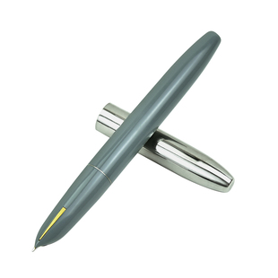 英雄钢笔老式怀旧复古经典老款挤捏式吸墨0.5书写箭标钢套铱金笔粗杆可换墨囊教师批改红墨水钢笔学生练字565