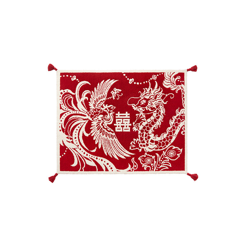 宫廷宝贝龙凤呈祥毛毯