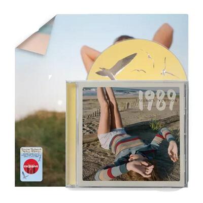 原装进口 泰勒斯威夫特Taylor Swift 1989 重录美版带海报黄色CD