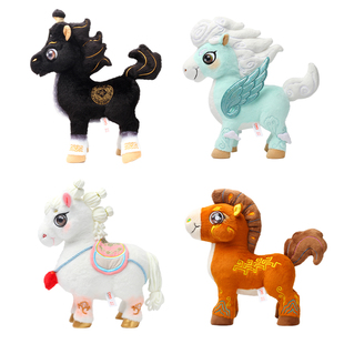 2026央视春晚吉祥物“骐骥驰骋”公仔生肖马文创玩偶摆件新年礼品