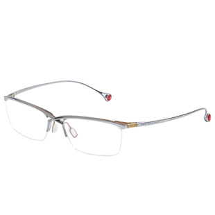 洛伊曼 奥山清行钛半框眼镜框男商务设计款日本手工眉线近视镜