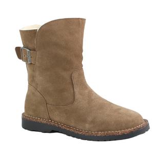 莞产~无标勃肯同款Uppsala Shearling中筒雪地靴羊皮毛一体毛靴女