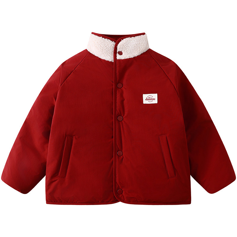 植木童装男童棉服2025新款秋棉袄/棉服
