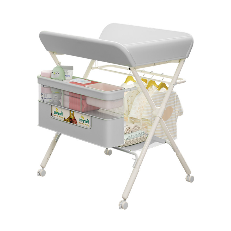 尿布台婴儿护理台新生儿换尿布台宝宝床上多功能可折叠按摩抚触台