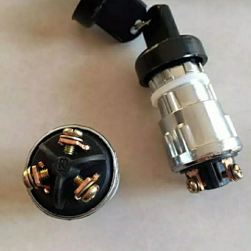 拖拉机叉车货车农用车点火开关电锁启动开关点火锁JK423 防水 锁