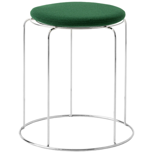 sort丹麦&Tradition餐凳不锈钢凳子可堆叠轻便钢丝凳茶几边几VP11