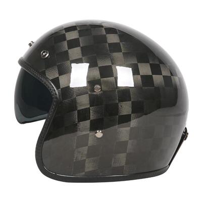 哈雷碳纤维轻便式四季摩托车头盔