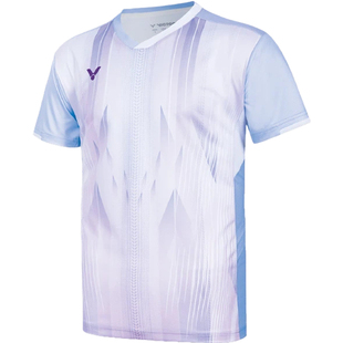 VICTOR胜利羽毛球服威克多大赛款男女针织运动短袖T恤T-60002TD