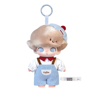 POPMART泡泡玛特DIMOO心动特调系列搪胶毛绒吊卡玩具挂件圣诞礼物