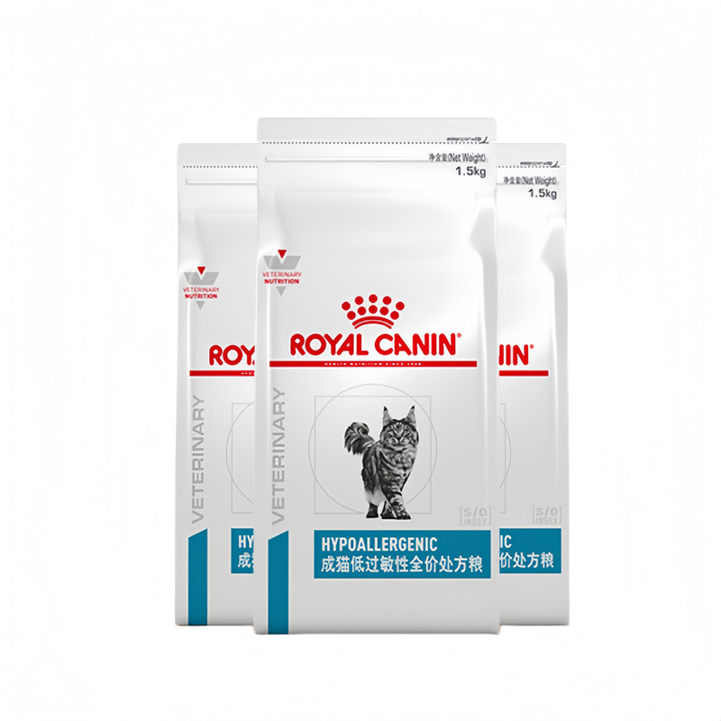 皇家成猫低敏全价处方粮1.5kg/袋皇家成猫低过敏性全价处方粮DR25