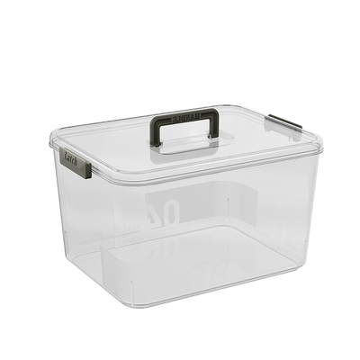 简特透明收纳箱大容量储物手提箱