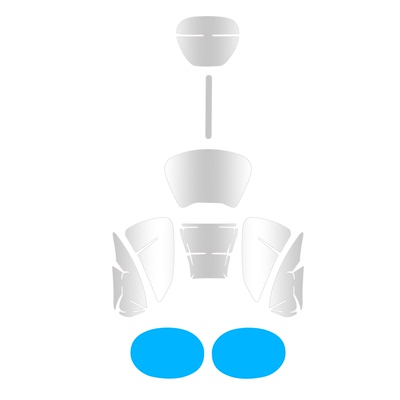 适用25款本田NWM125炫彩大灯贴膜