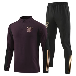 德国队足球训练服秋冬新款外套出场长袖球衣定制加绒运动服套装男