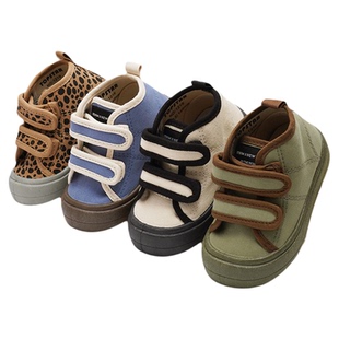 TOPSTAR高帮帆布鞋室内鞋男童板鞋幼儿园室内鞋