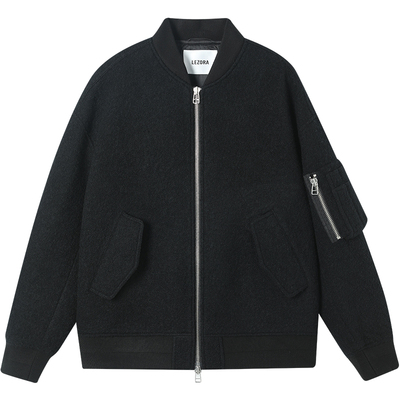 lezora圈圈羊毛MA1飞行员夹克
