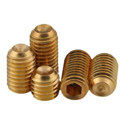 黄铜无头内六角紧定螺钉顶丝螺钉