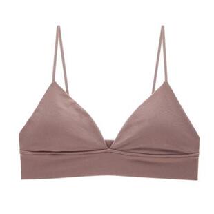 法式三角杯无痕内衣女深V吊带美背无钢圈文胸罩大胸显小夏季薄款