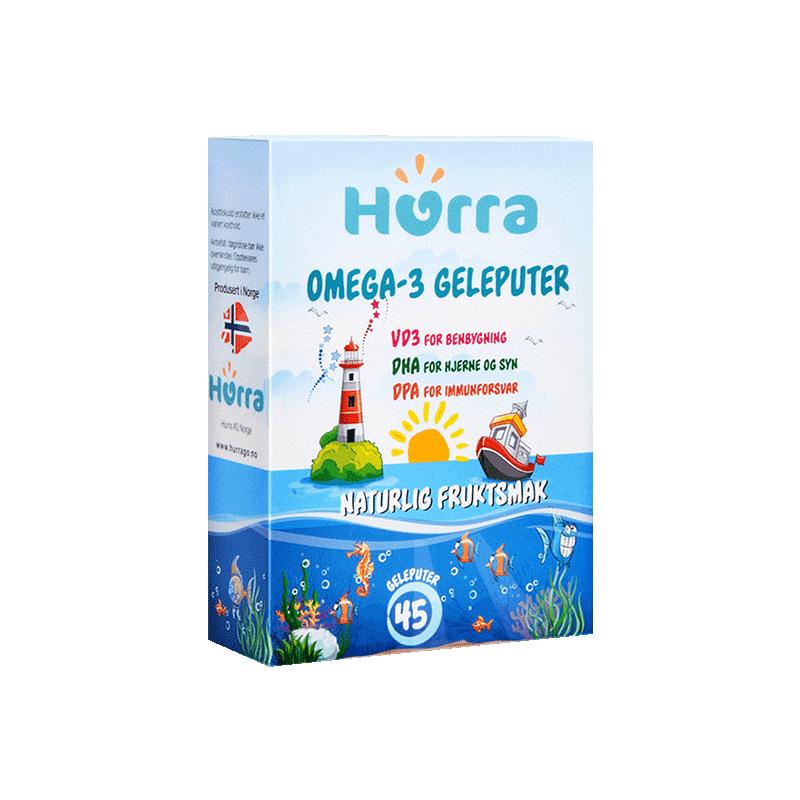 【2倍购】hurra挪威果冻鱼维生素