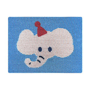 FURRYBUM大象图案立体形墙贴粘贴式猫抓板保护沙发加厚耐抓不掉屑