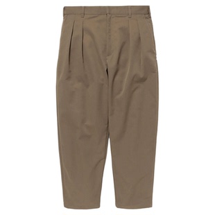 现货 WTAPS TRDT1804/TROUSERS/POLY.TWILL 混纺微锥休闲长裤25AW