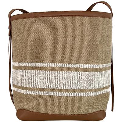 jpj托特包百搭慵懒风条纹购物袋