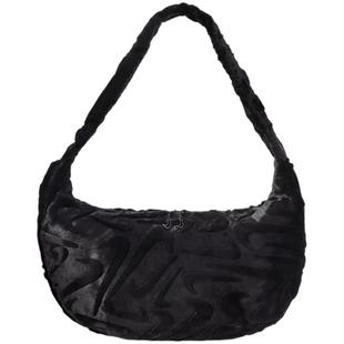 滔搏NIKE耐克女子NSW FUR SLOUCHY BAG运动休闲单肩包HQ7515-010