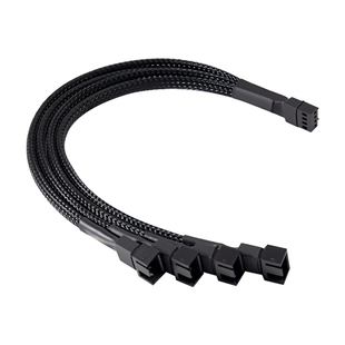 主板风扇一分三扩展线4Pin4针1分3转接线2pwm机箱显卡供电接口