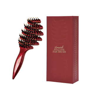 KRRAMEL女神节礼物2026全新升级松塔猪鬃毛护发梳子礼物正品保证