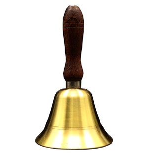 佛具家用木柄铃铛风水摇铃铛手摇纯铜铃铛婴儿老人上课铃铛床头铃