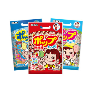 不二家经典水果味牛奶味棒棒糖2袋女生零食结婚喜糖批发年货糖果