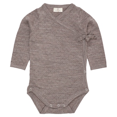 3件5折 Little现货Copenhagen Colors FW25新生儿羊毛开襟包屁衣