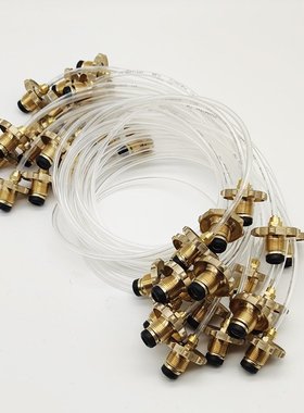 加粗8*5液化气互充气过桥充气Refueling接头气阀gas充透明充管