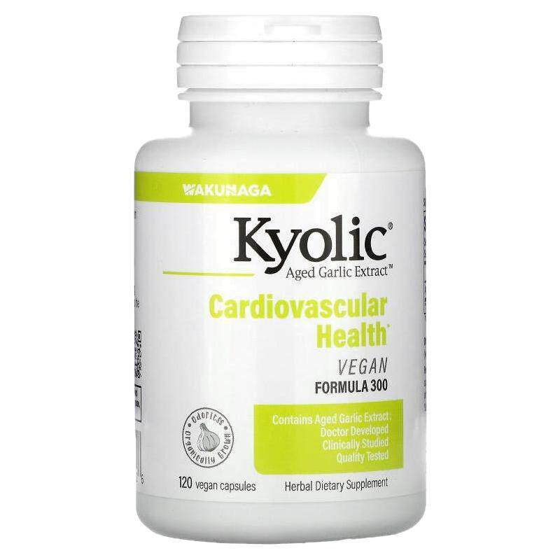 Kyolic,陈蒜提取物,心血管健康,全素配方 300,600 毫克,120