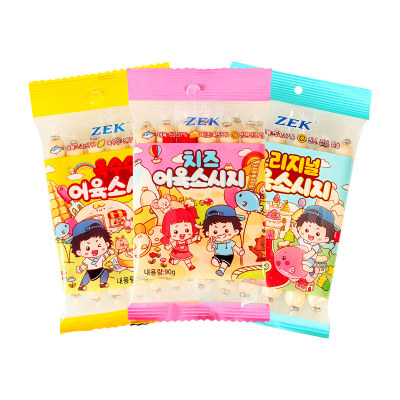 韩国进口zek鳕鱼肠芝士玉米味