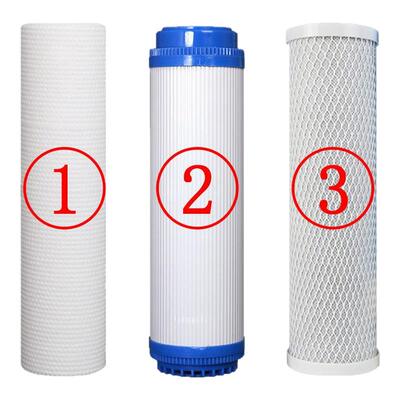 净水器前三级10寸滤芯通用套装家用PP棉活性碳ro膜纯水净水机配件